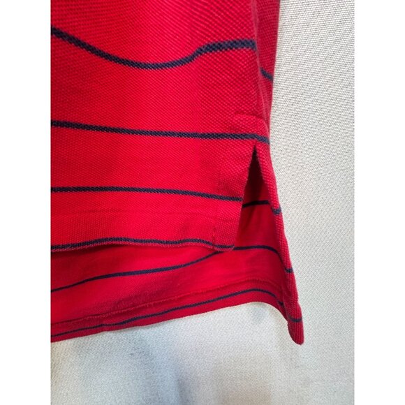Polo By Ralph Lauren Mens Striped Short Sleeve Polo Shirt Sze XL Red Casual Golf - Picture 7 of 10